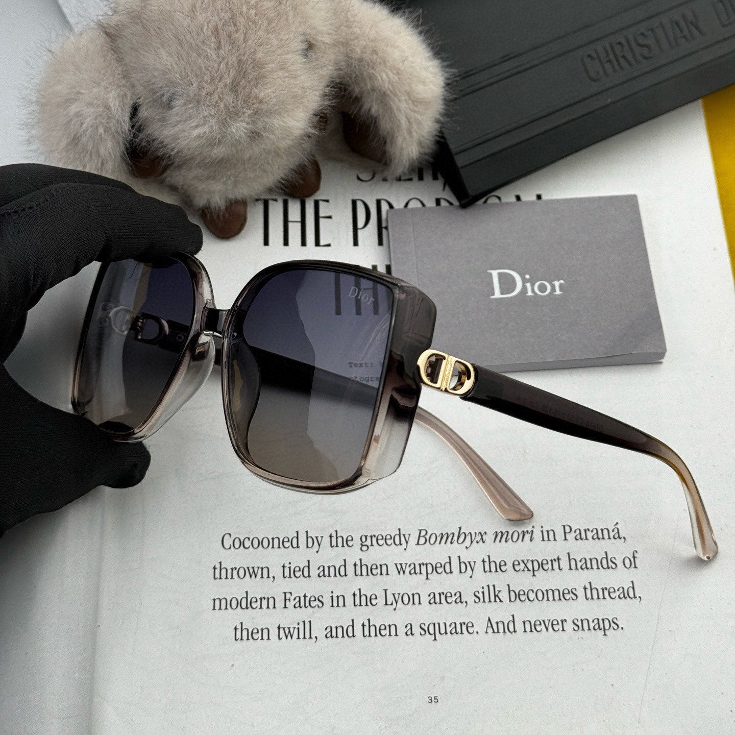 DIOR MONTAIGNE SUNGLASS CD0751 IN ACETATE