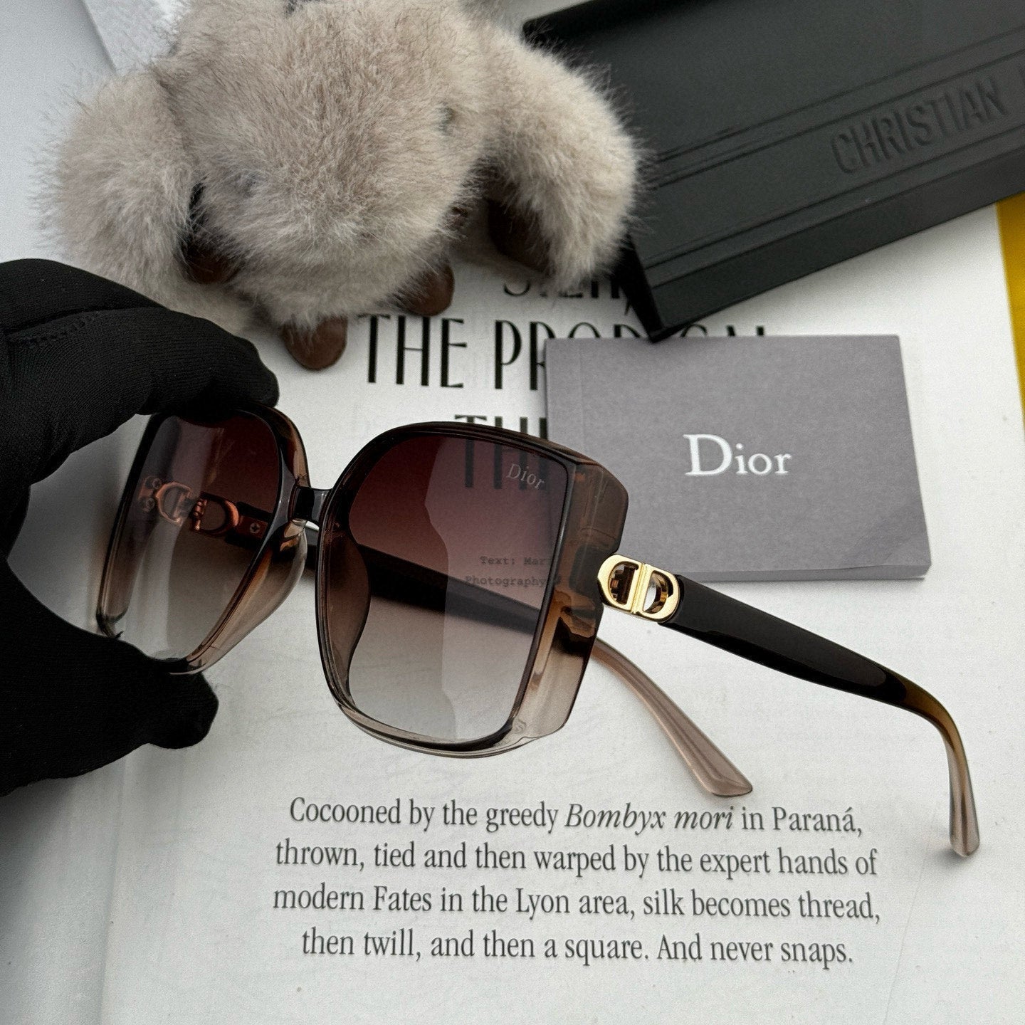 DIOR MONTAIGNE SUNGLASS CD0751 IN ACETATE