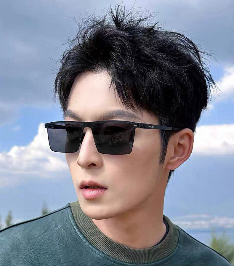 LOUIS VUITTON RECTANGULAR SUNGLASSES L169 IN METAL