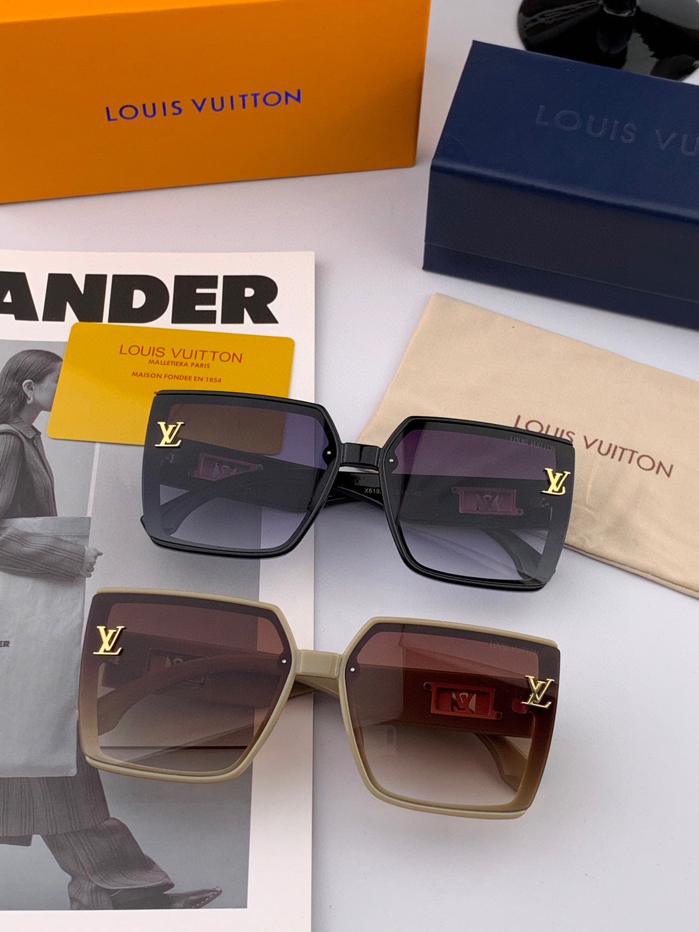 LOUIS VUITTON MONOGRAM SUNGLASS L3619 IN ACETATE FRAME
