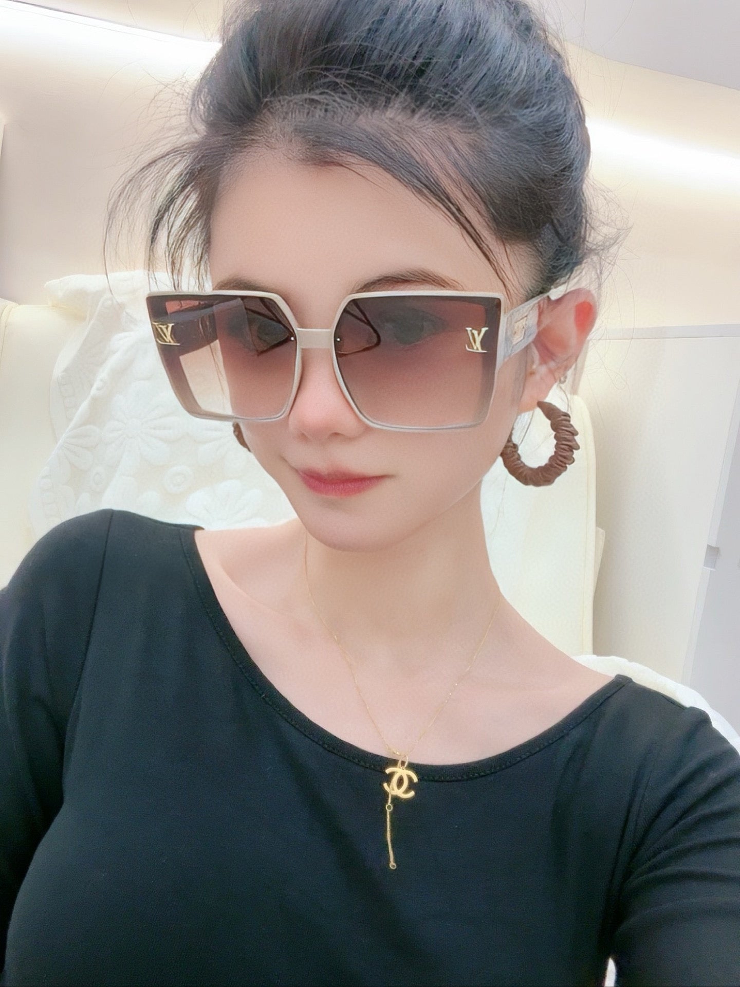 LOUIS VUITTON MONOGRAM SUNGLASS L3619 IN ACETATE FRAME