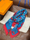 LOUIS VUITTON LV SCARF 140 CM IN CASHMERE 721494