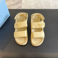 PRADA FLAT NAPPA SANLS BEIGE LAMBSKIN