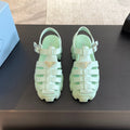PRADA RUBBER MONOLITH SANLS MINT CALFSKIN