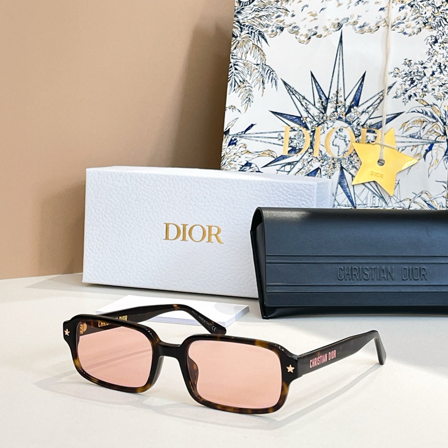 DIOR MONTAIGNE SUNGLASS ¥ACIFIC S3F IN ACETATE