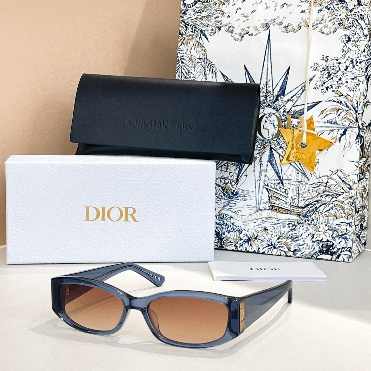 DIOR MONTAIGNE SUNGLASS GLOW S1I IN ACETATE