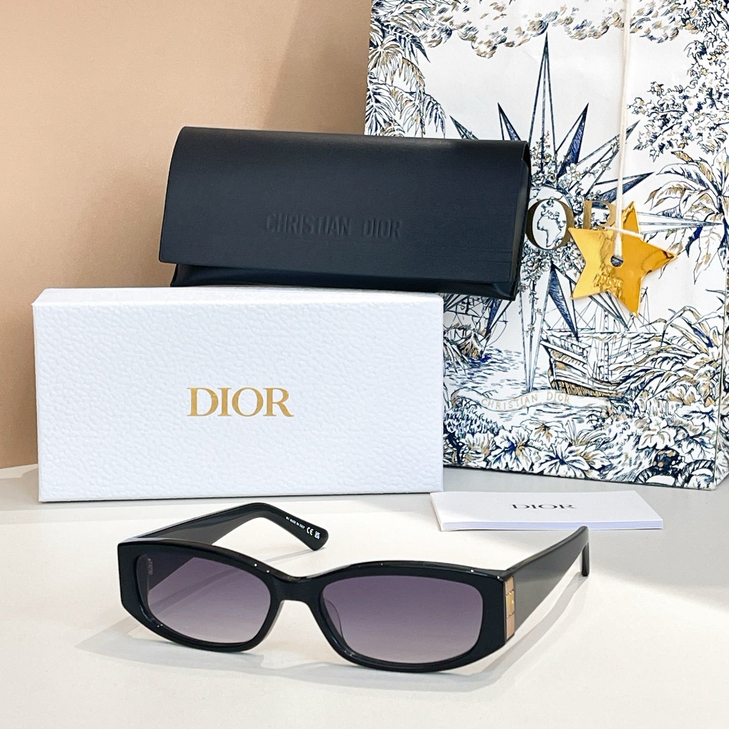 DIOR MONTAIGNE SUNGLASS GLOW S1I IN ACETATE