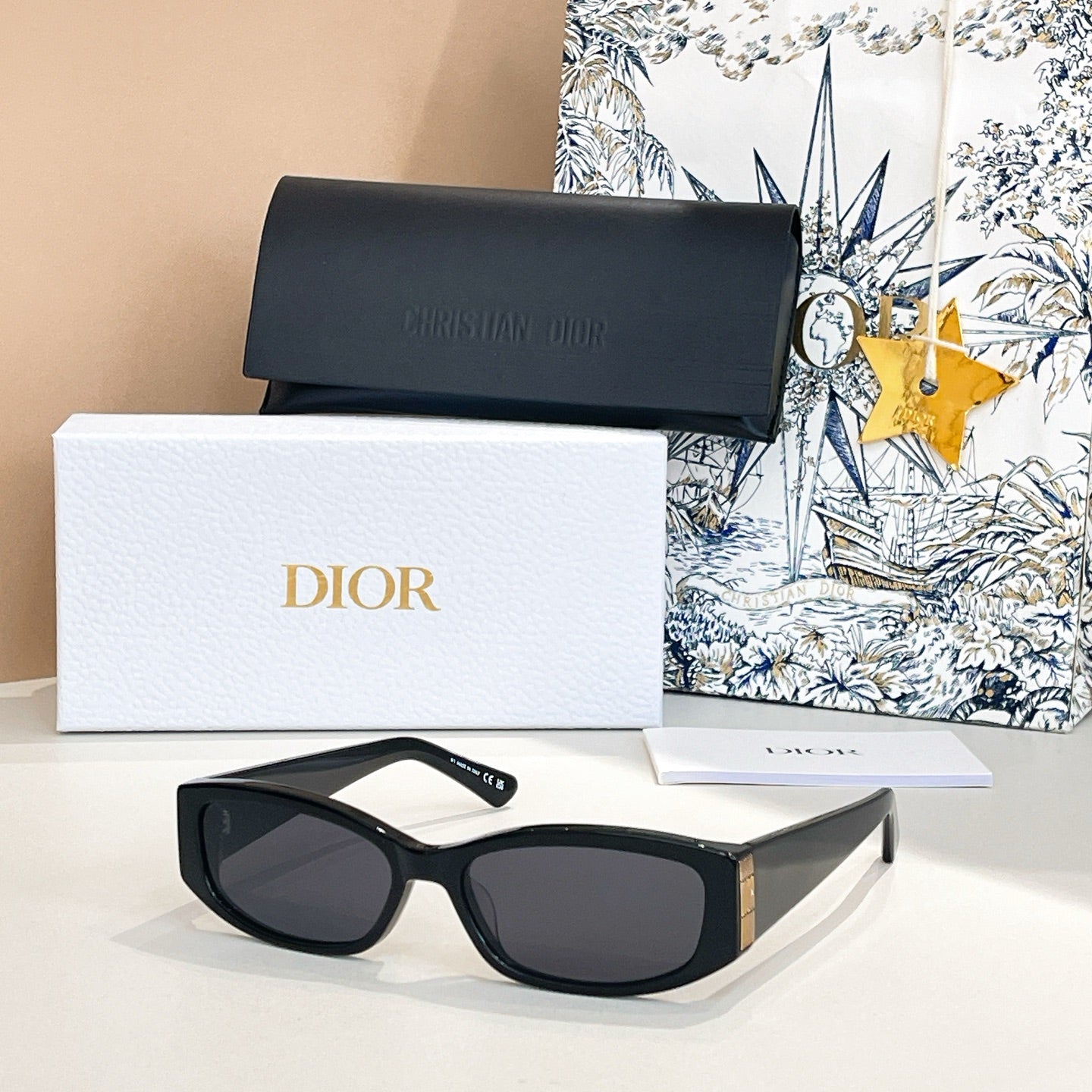 DIOR MONTAIGNE SUNGLASS GLOW S1I IN ACETATE