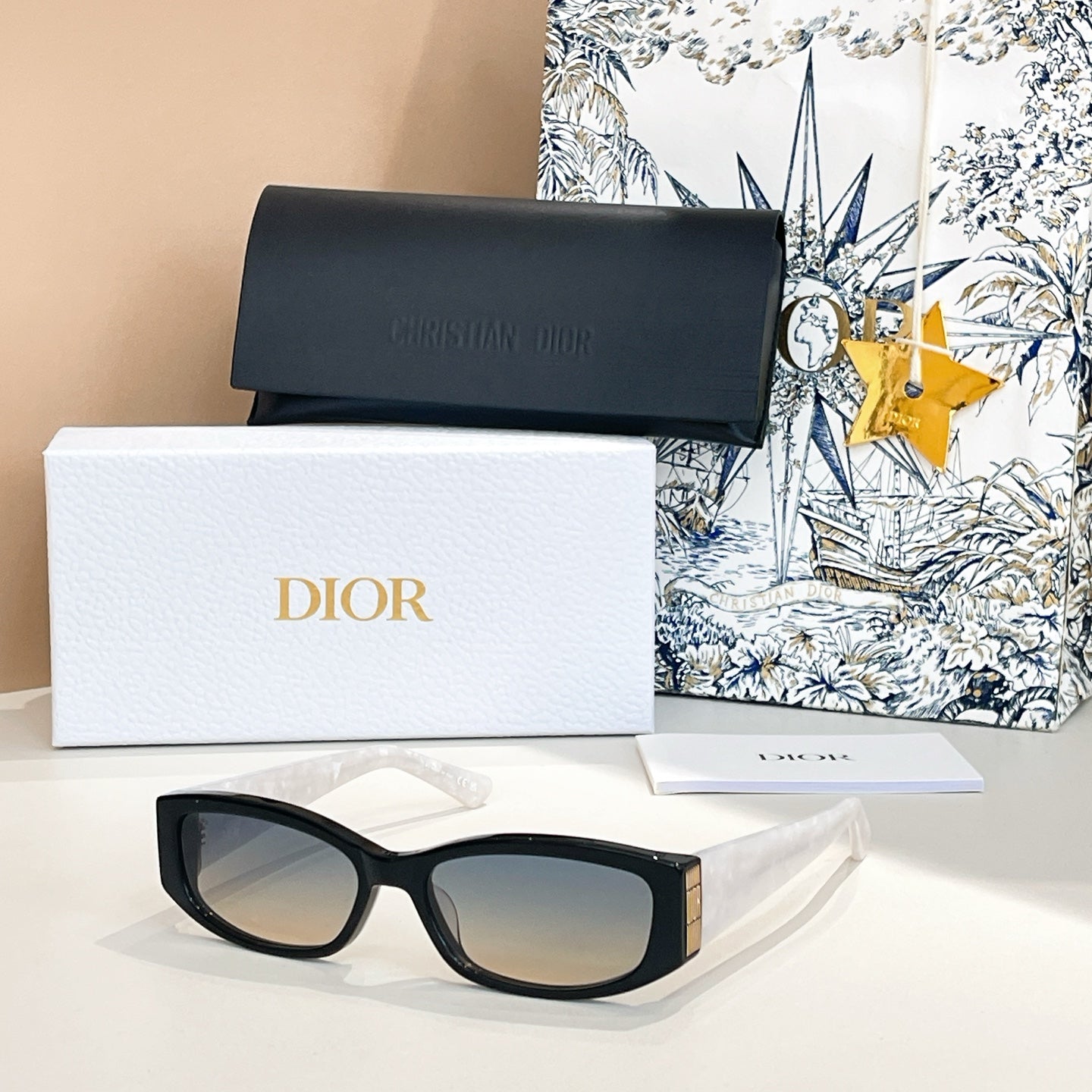 DIOR MONTAIGNE SUNGLASS GLOW S1I IN ACETATE