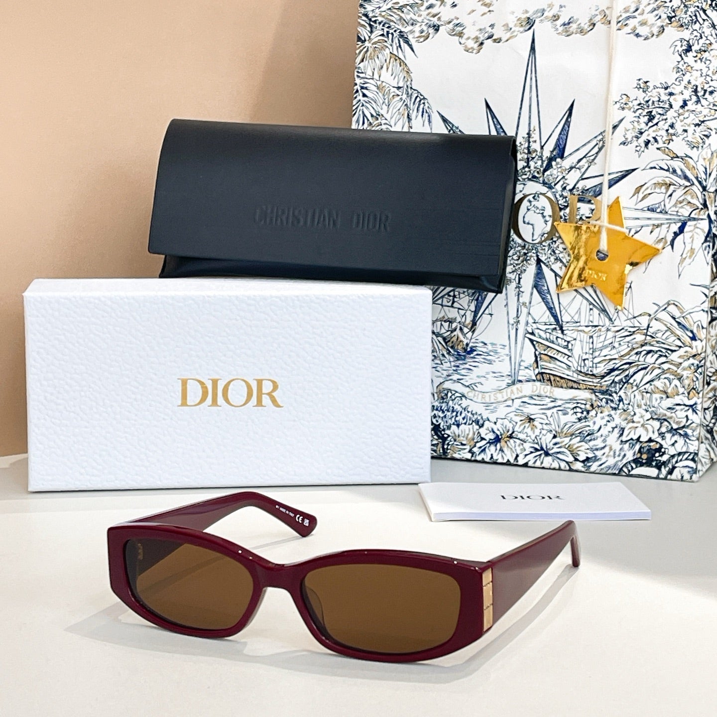 DIOR MONTAIGNE SUNGLASS GLOW S1I IN ACETATE