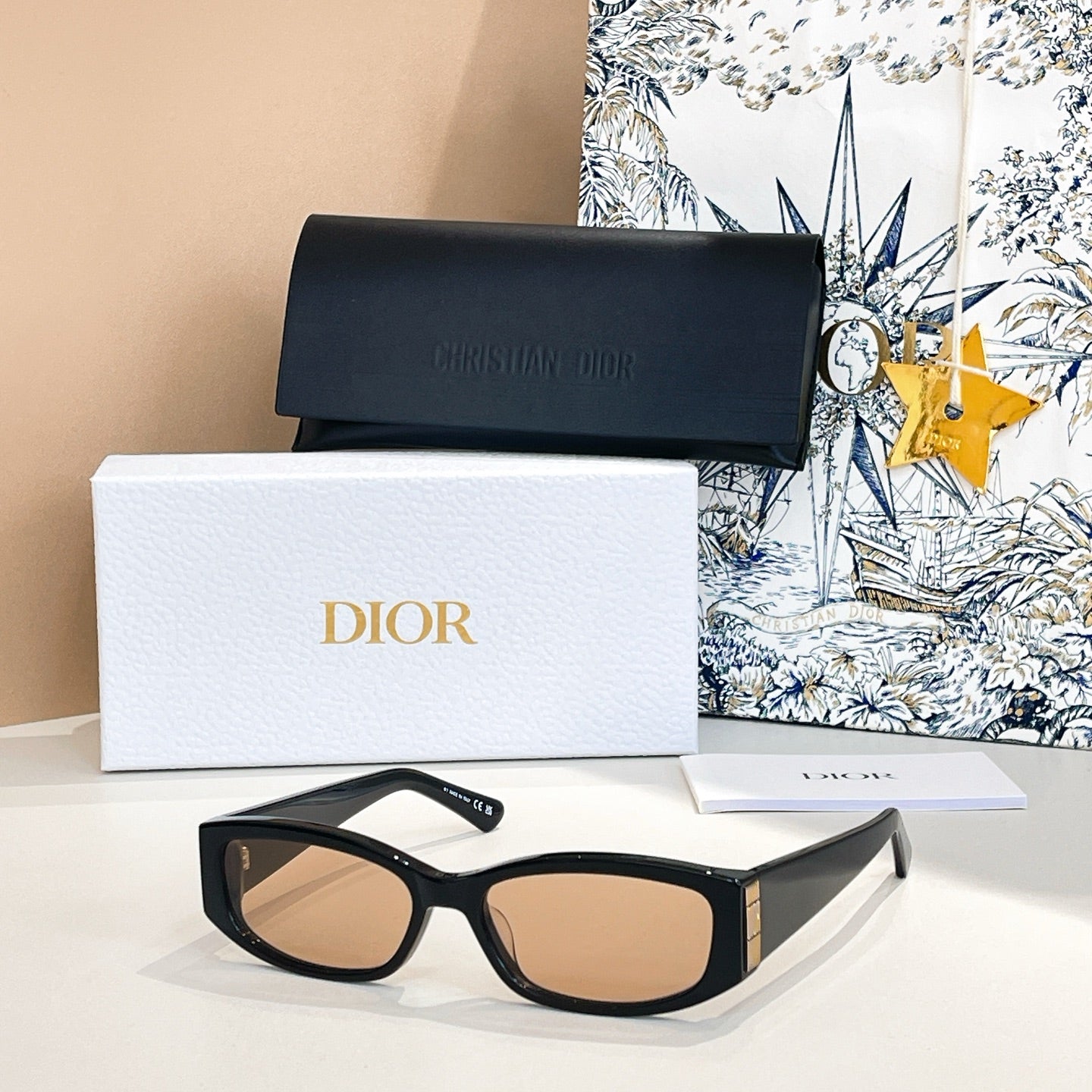 DIOR MONTAIGNE SUNGLASS GLOW S1I IN ACETATE