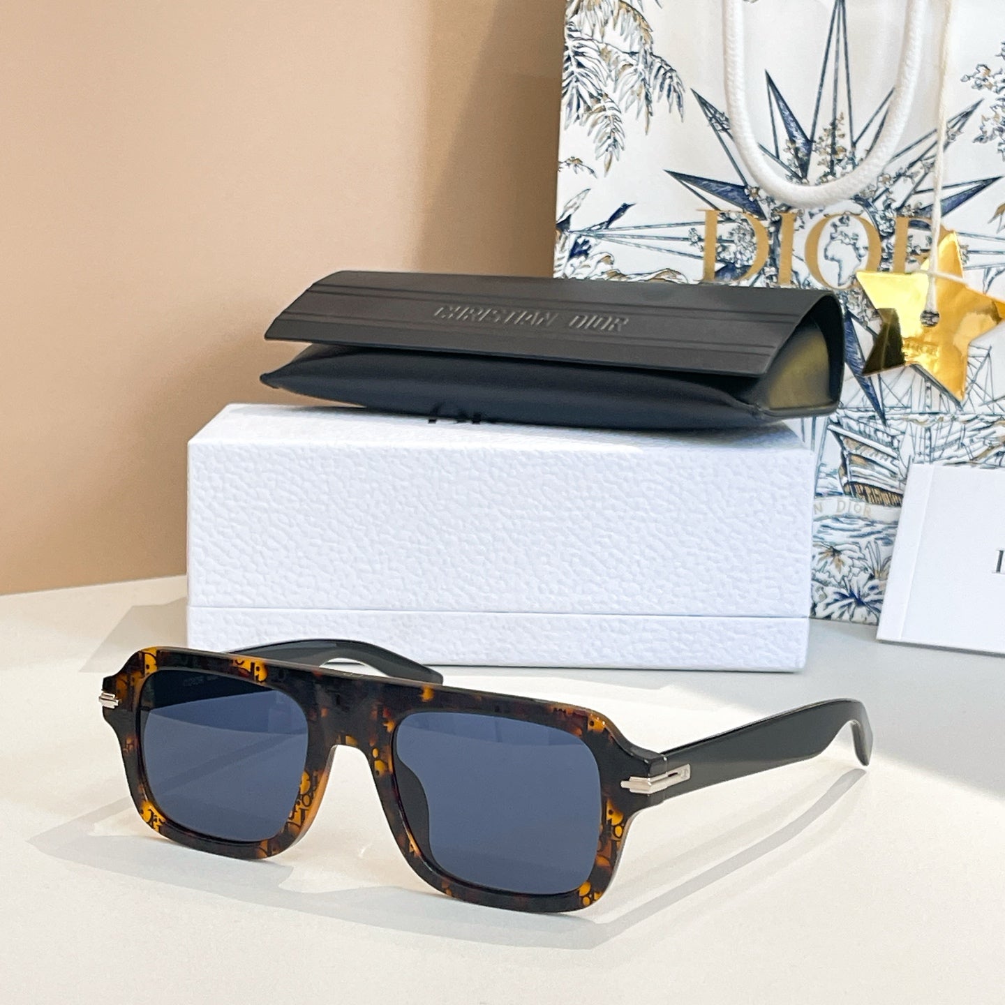 DIOR MONTAIGNE SUNGLASS BLACKSUIT N2I IN ACETATE