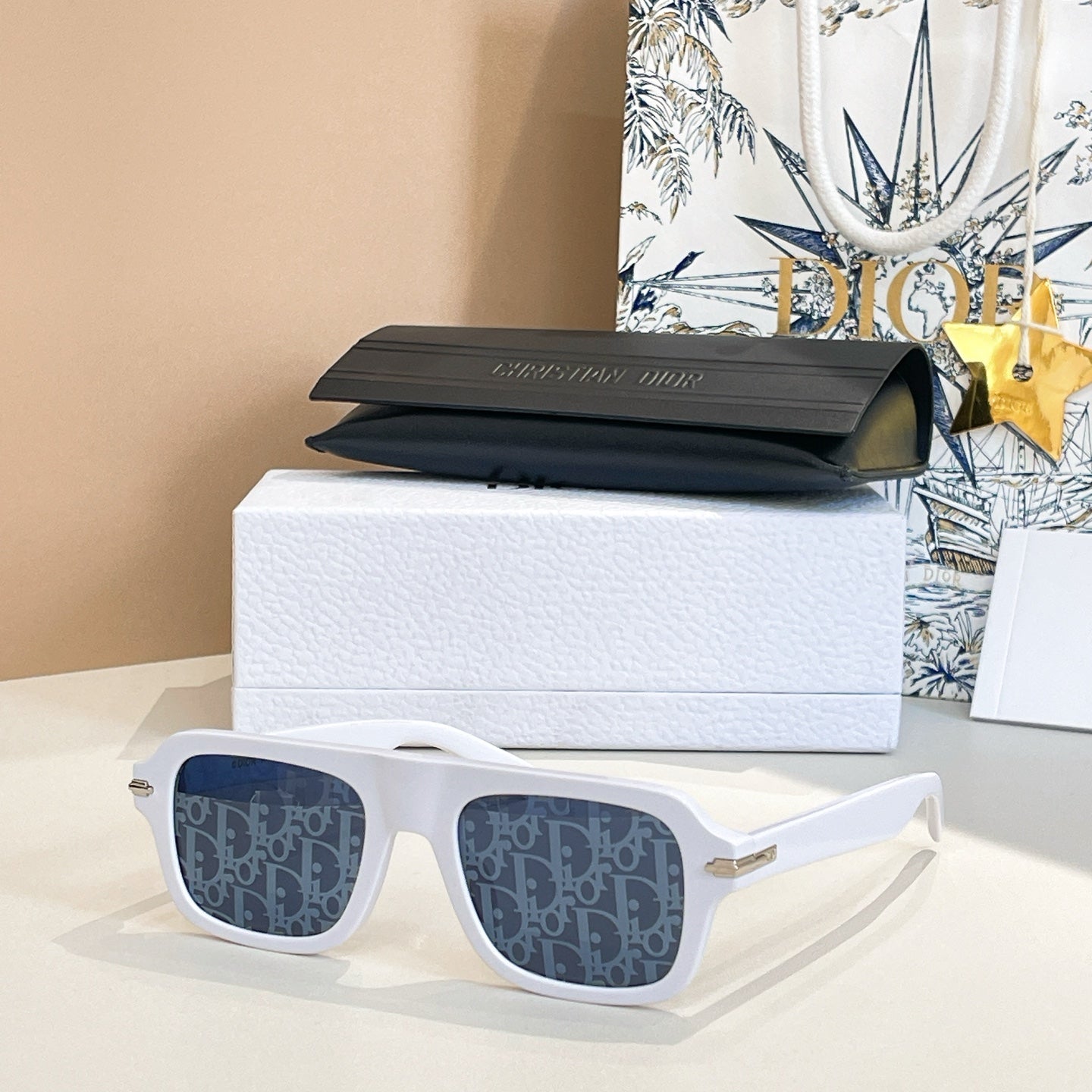 DIOR MONTAIGNE SUNGLASS BLACKSUIT N2I IN ACETATE