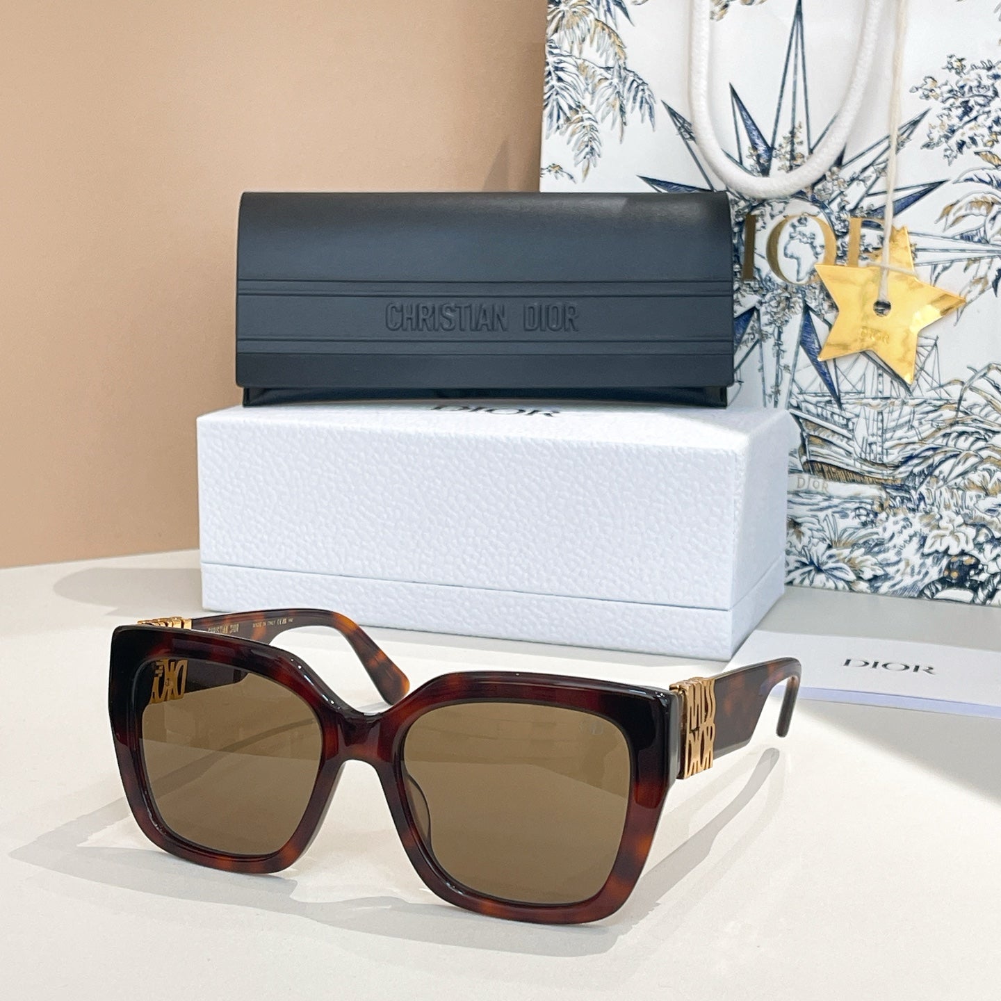 DIOR MONTAIGNE SUNGLASS MISSS2F 581617 IN ACETATE