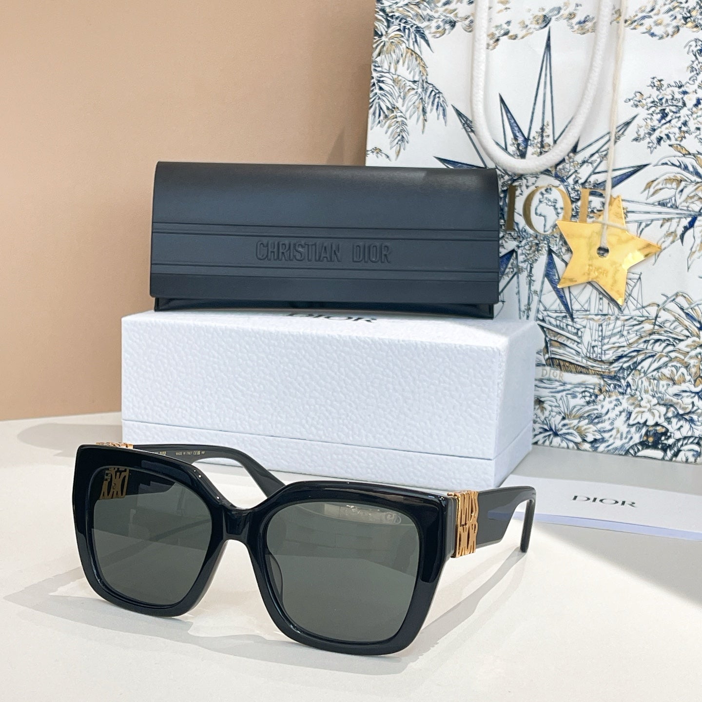 DIOR MONTAIGNE SUNGLASS MISSS2F 581617 IN ACETATE