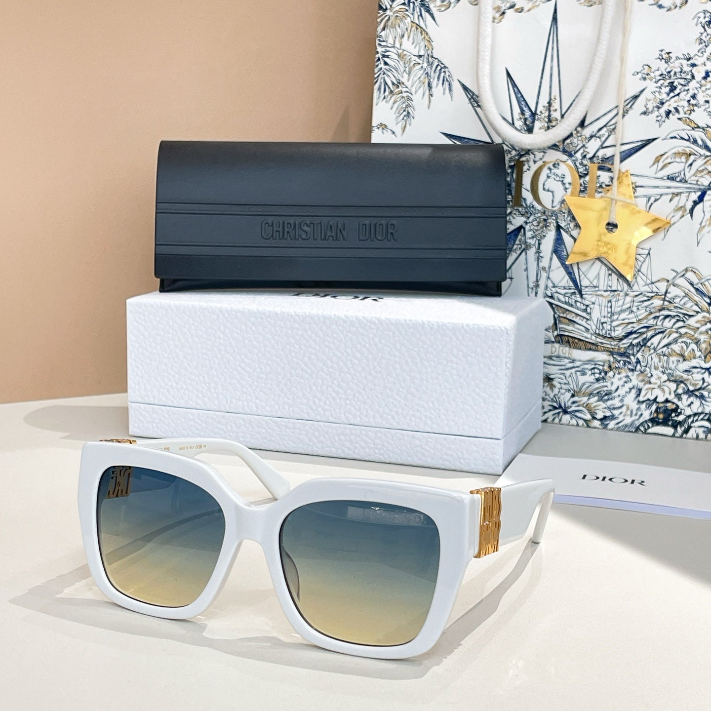DIOR MONTAIGNE SUNGLASS MISSS2F 581617 IN ACETATE