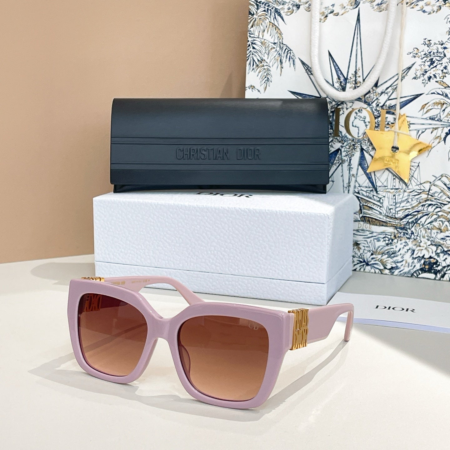 DIOR MONTAIGNE SUNGLASS MISSS2F 581617 IN ACETATE