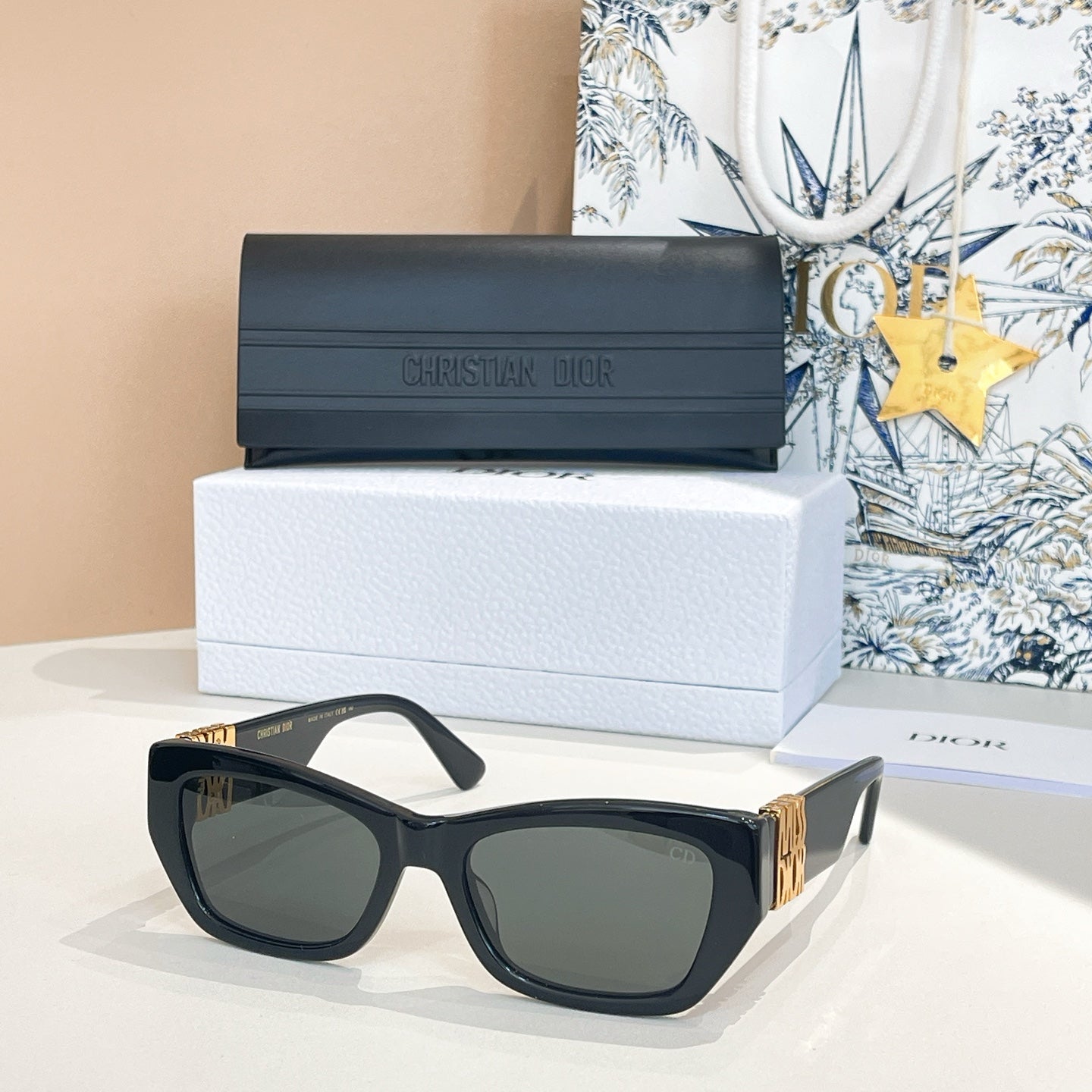 DIOR MONTAIGNE SUNGLASS MISSS1F 581621 IN ACETATE