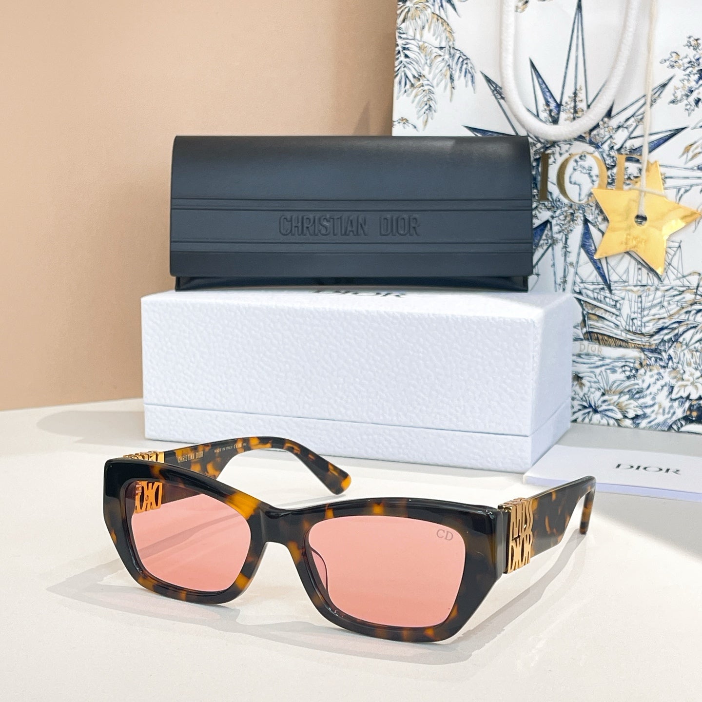 DIOR MONTAIGNE SUNGLASS MISSS1F 581621 IN ACETATE