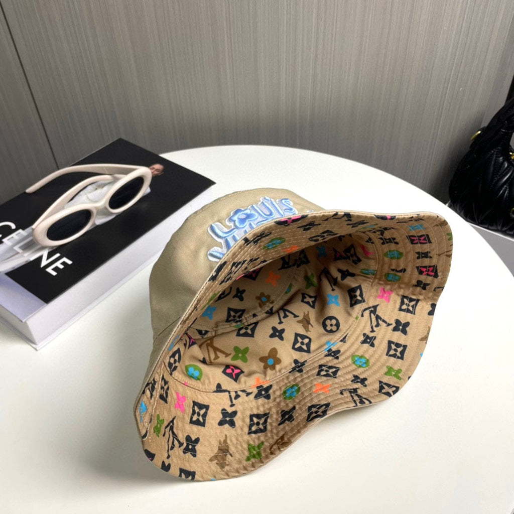 LOUIS VUITTON DOUBLE-SIDED BUCKET HAT COLORFUL 433364