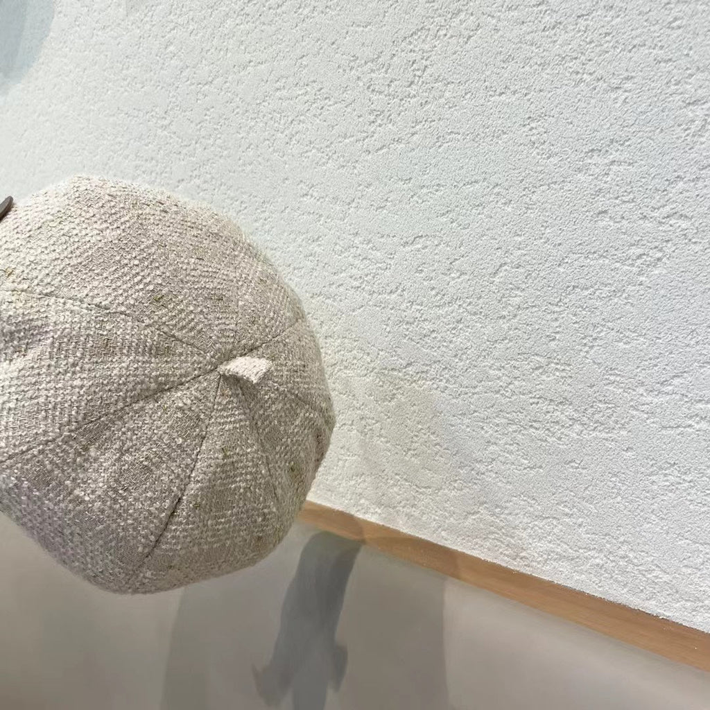 GUCCI BERRET HAT IN WHITE CREAM TWEED 394274
