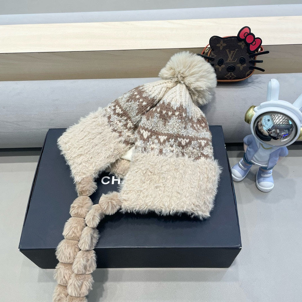 GUCCI BEANIE HAT IN COLORFUL WOOL 400958