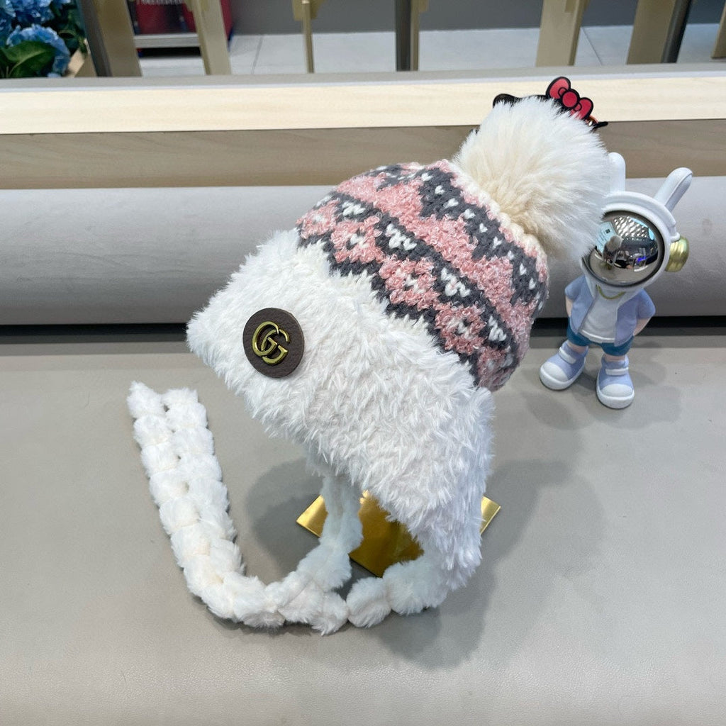 GUCCI BEANIE HAT IN COLORFUL WOOL 400959