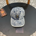 LOUIS VUITTON BASEBALL CAP IN LIGHT BLUE DENIM 404845