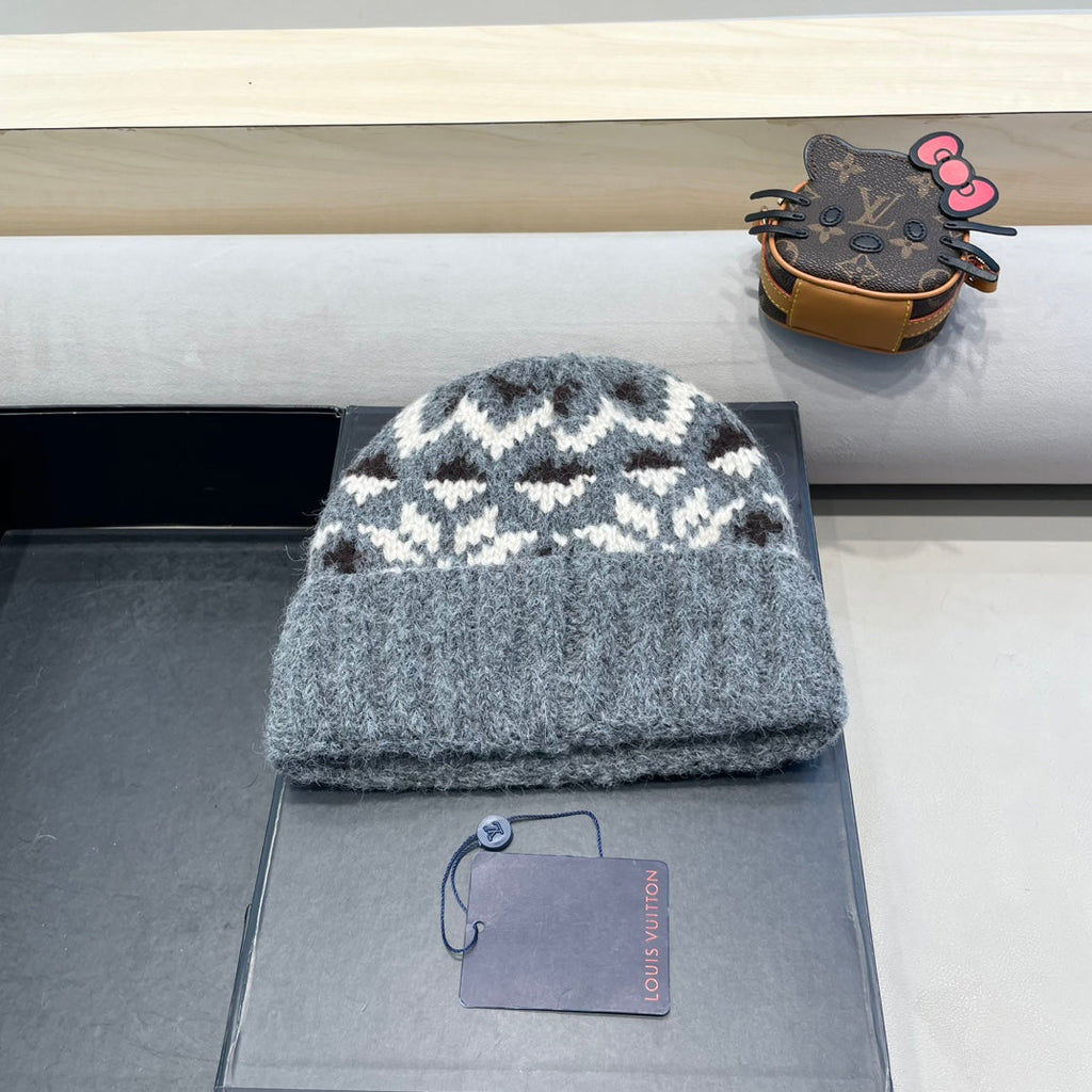 LOUIS VUITTON WINDPROOF WOOLEN HAT COLORFUL 406924