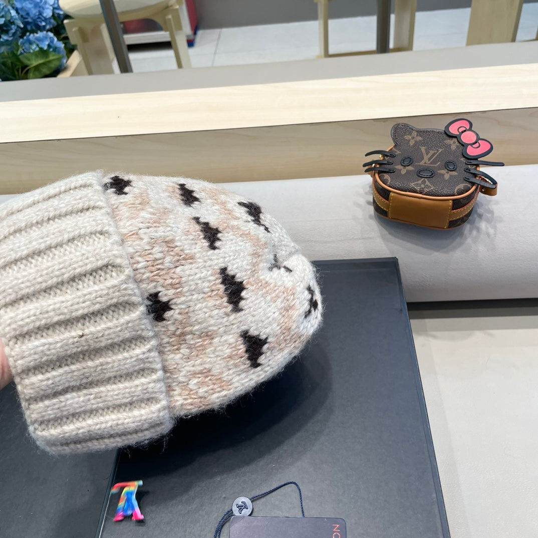 LOUIS VUITTON WINDPROOF WOOLEN HAT COLORFUL 406925