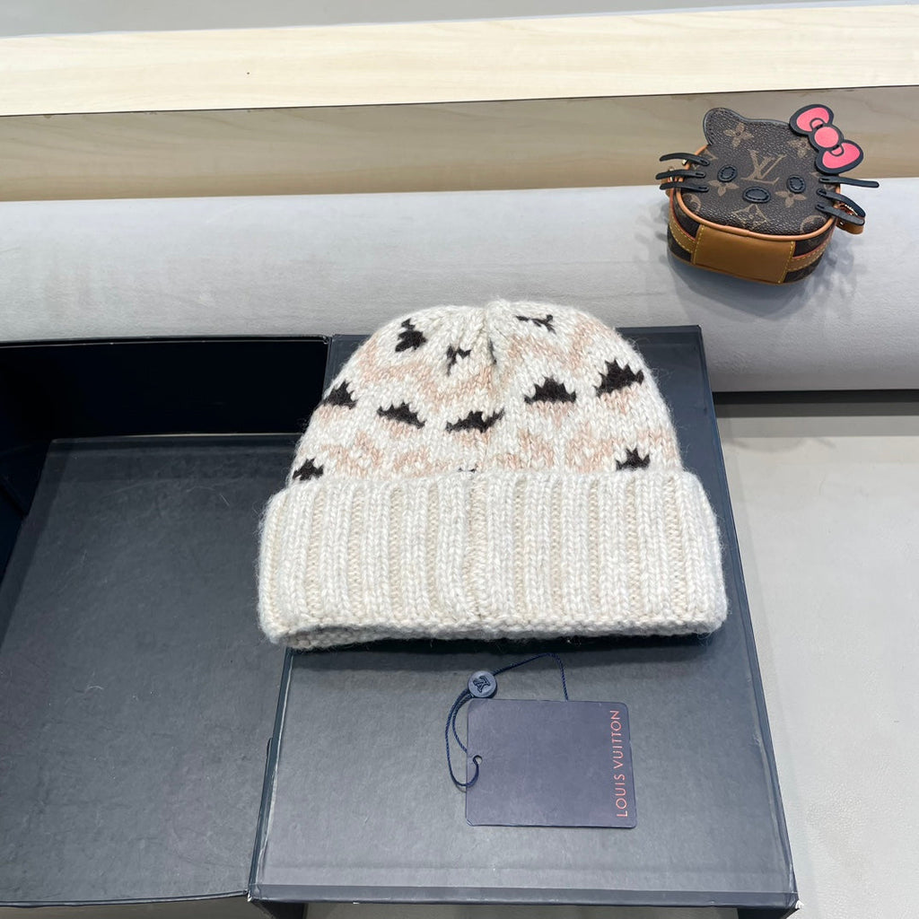 LOUIS VUITTON WINDPROOF WOOLEN HAT COLORFUL 406925