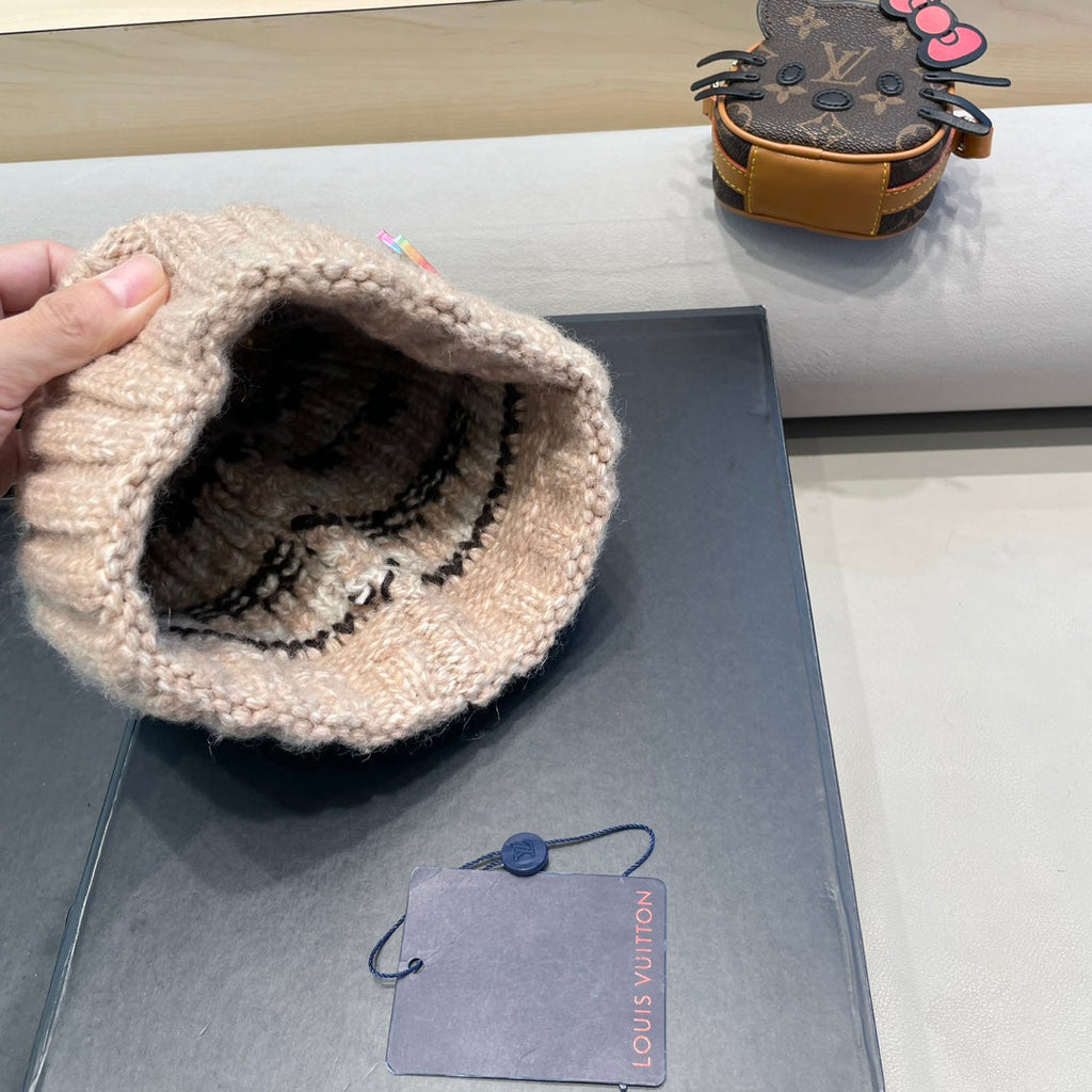 LOUIS VUITTON WINDPROOF WOOLEN HAT COLORFUL 406927