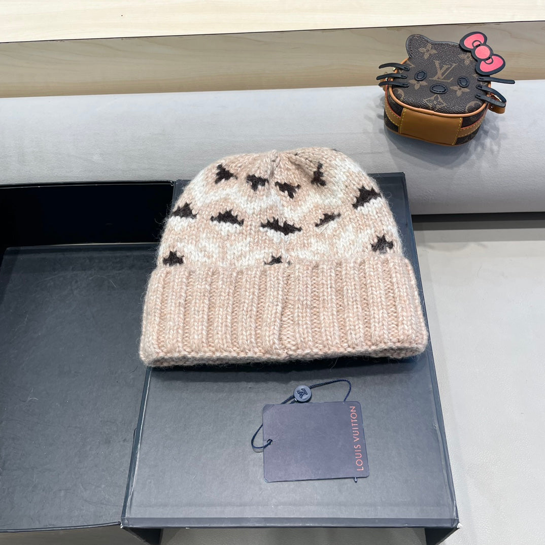 LOUIS VUITTON WINDPROOF WOOLEN HAT COLORFUL 406927