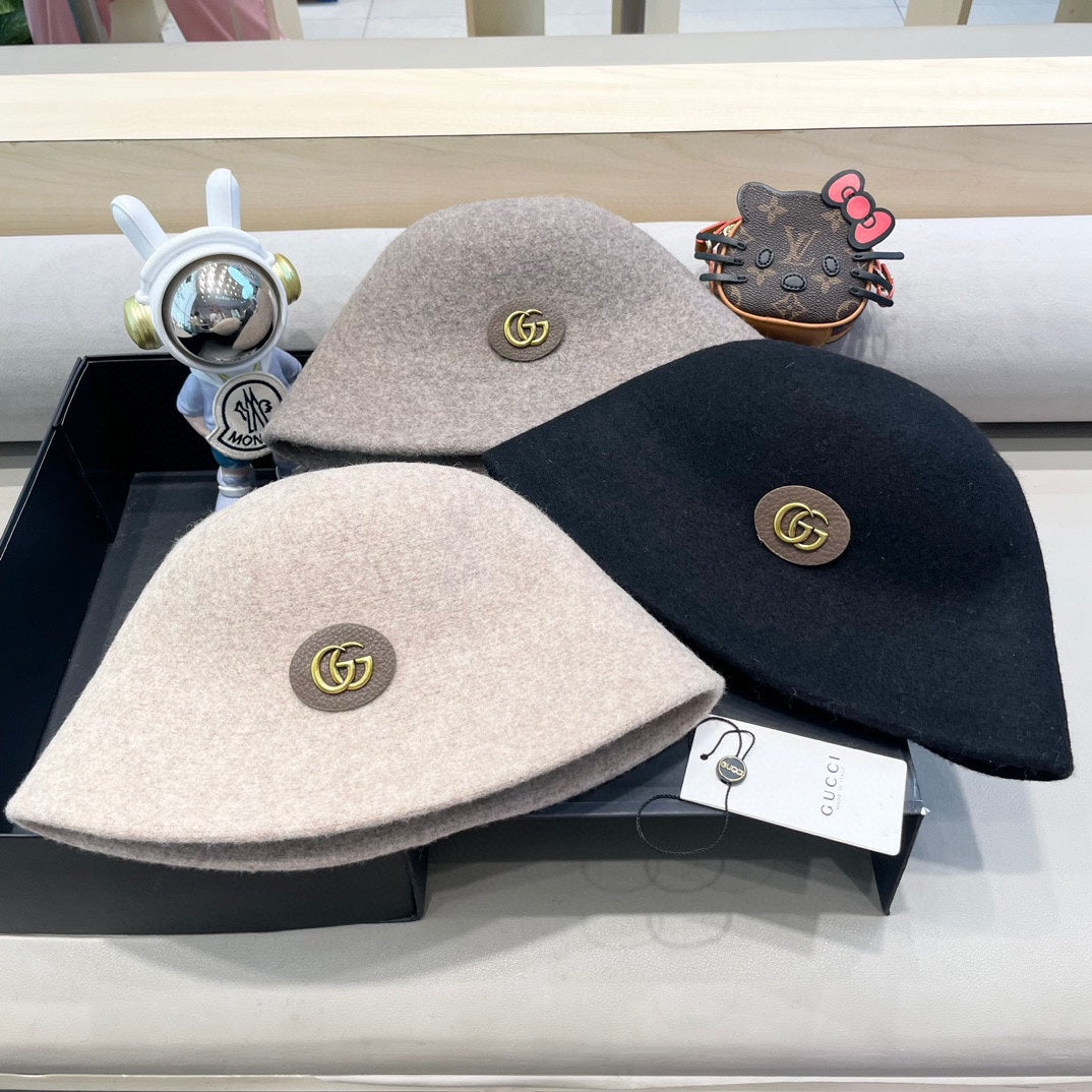 GUCCI ECRU TAN BUCKET HAT 411346
