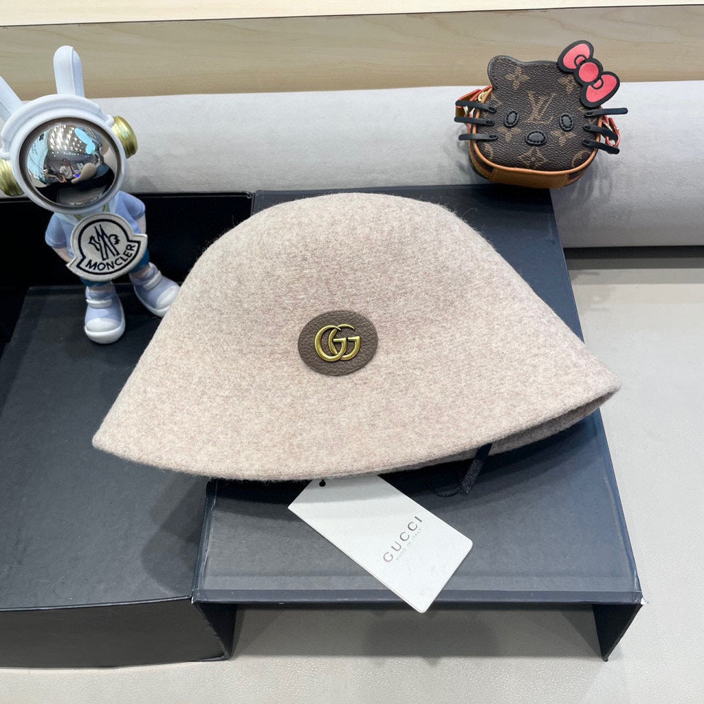 GUCCI ECRU TAN BUCKET HAT 411346