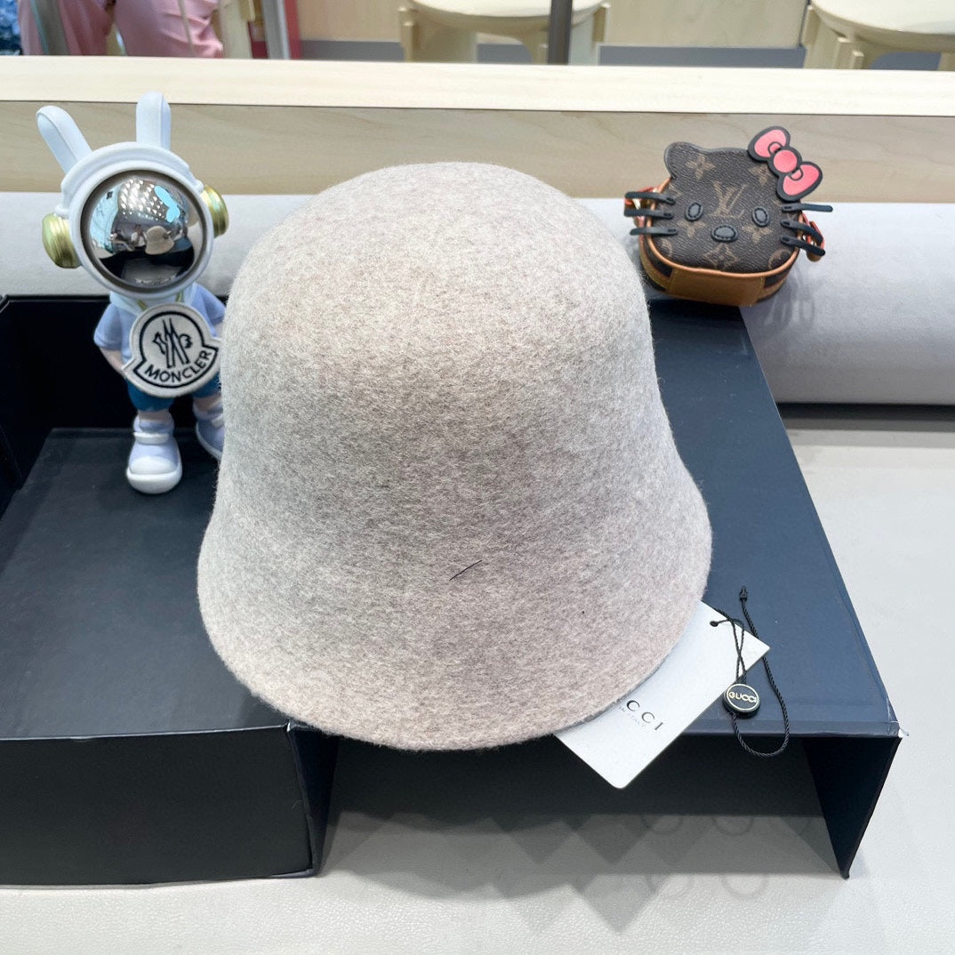 GUCCI ECRU TAN BUCKET HAT 411346