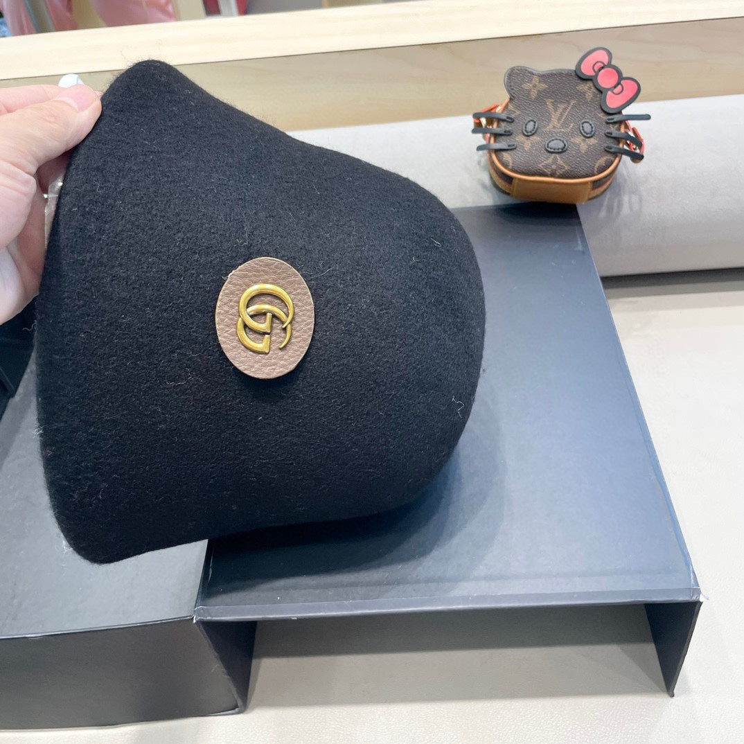 GUCCI BLACK BUCKET HAT 411347