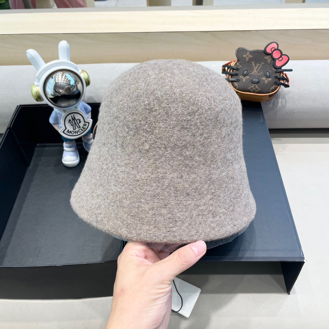 GUCCI KHAKI BROWN BUCKET HAT 411348