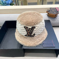 LOUIS VUITTON BUCKET HAT IN BEIGE MIX WHITE WOOL 421039