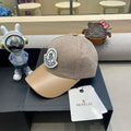CHANEL WOOL-TWEED AND LEATHER BASEBALL CAP PEANUT BROWN 428238