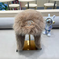 CHANEL TRAPPER HAT IN DESERT BROWN SUEDE AND LAMB FUR 429974