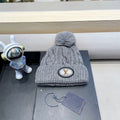 LOUIS VUITTON BEANIE HAT IN GRAY WOOL 433485
