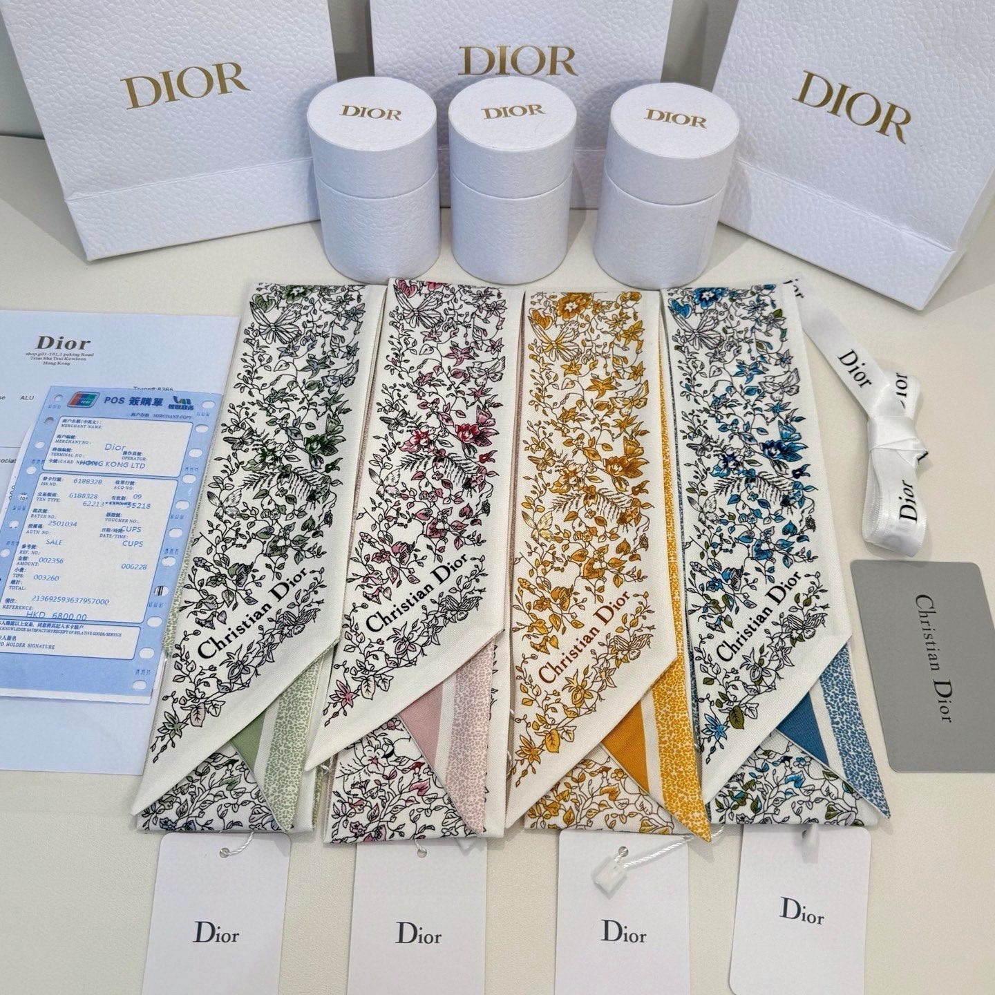 DIOR RIBBON IN SILK 591426