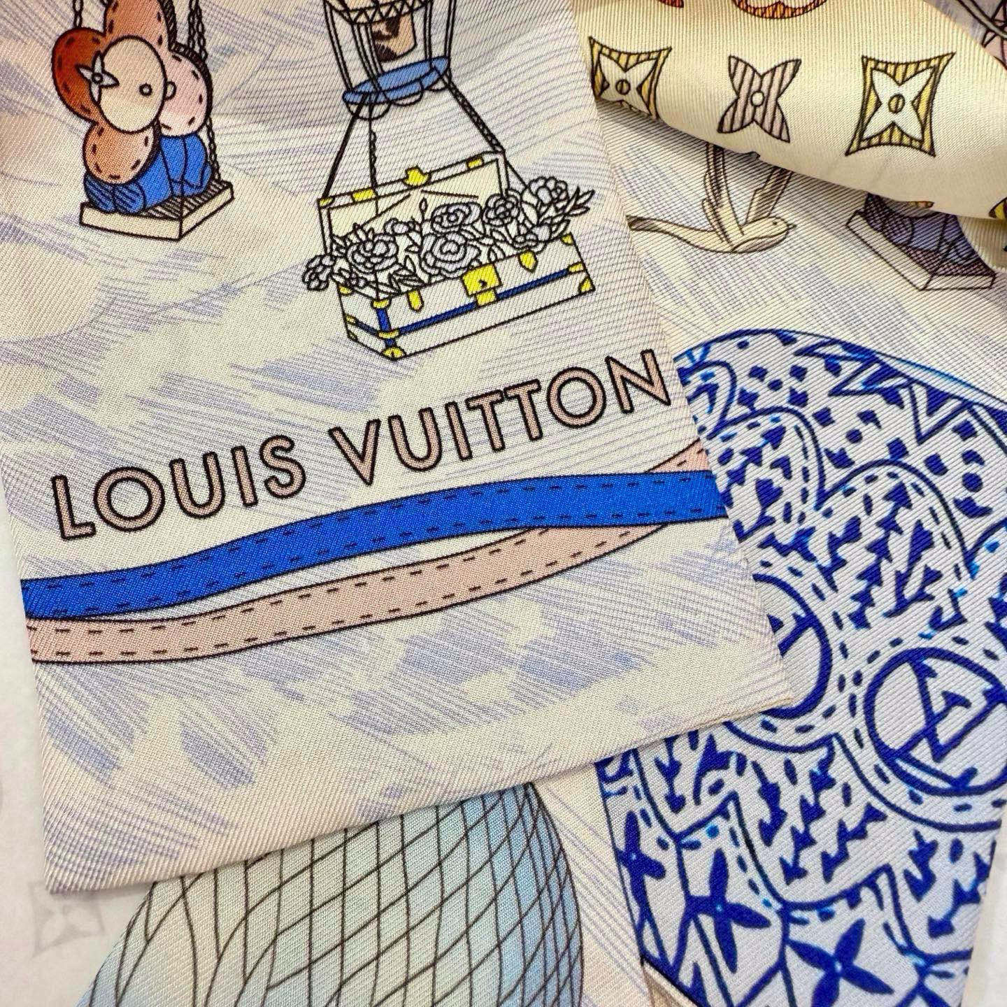 LOUIS VUITTON LV TWILLY 120 CM IN SILK 714368