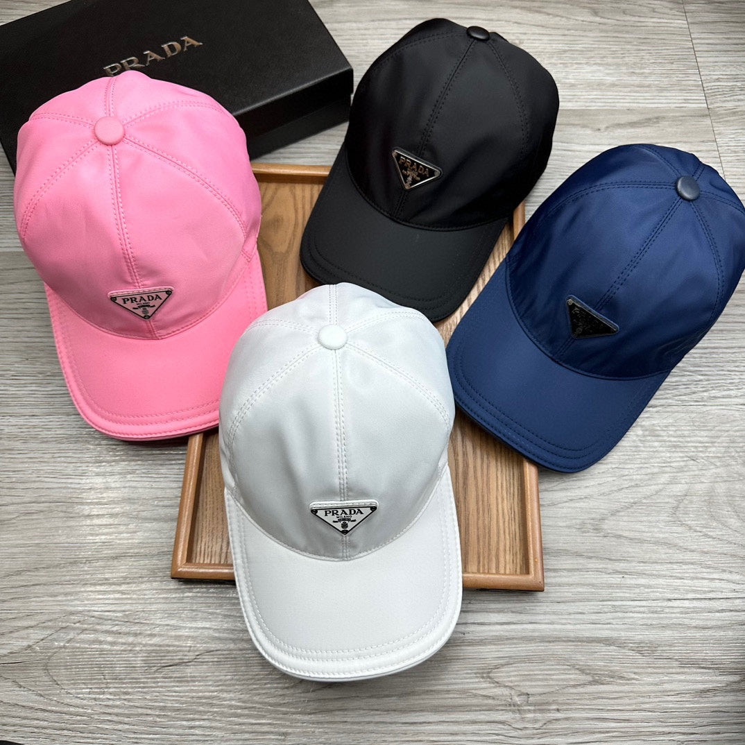 PRADA BASEBALL HAT IN WHITE RE-NYLON 214511
