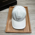 PRADA BASEBALL HAT IN WHITE RE-NYLON 214511