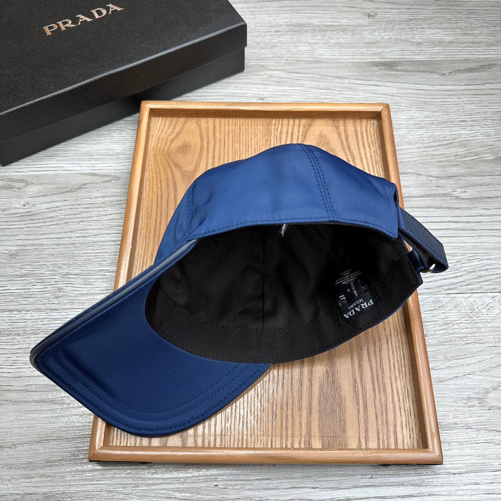 PRADA BASEBALL HAT IN NAVY BLUE RE-NYLON 214512