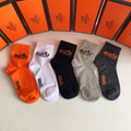 HERMES LOW-CUT SOCKS 274599 (1 BOX)