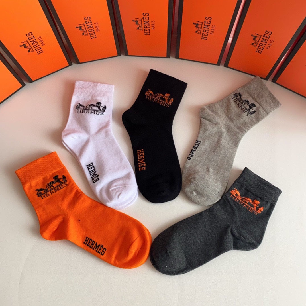 HERMES LOW-CUT SOCKS 274599 (1 BOX)