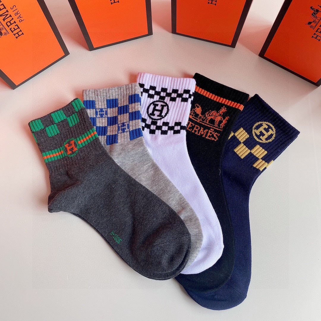 HERMES LOW-CUT SOCKS 284410 (1 BOX)
